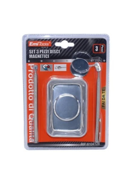 Raccoglitori telescopici magnetici Emi - conf. da 3 pezzi - 8104128