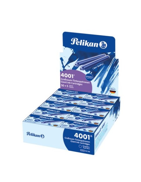 Cartucce a inchiostro lunghe Pelikan GTP5 - astuccio 5 pezzi - blu royale 310748