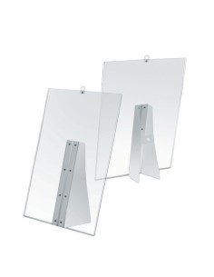Porta avvisi banco/parete in pvc flessibile antiurto trasparente Tecnostyl A4 - PAF-A4