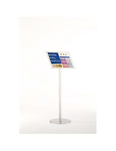 Espositore in acrilico a leggio con porta avvisi magnetico trasparente Tecnostyl A3 - MB021