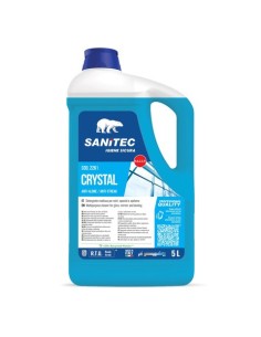 Detergente multiuso Sanitec Crystal per vetri