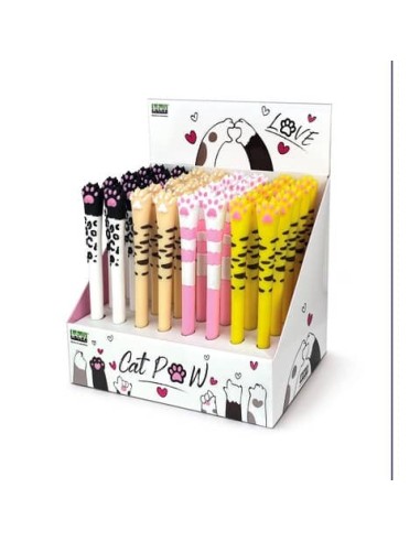 Espositore 40 penne a sfera Lebez Cat Pow 4 soggetti assortiti 81502