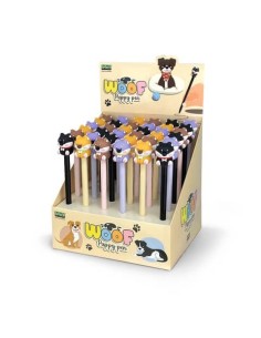 Espositore 36 penne con cappuccio Lebez Woof 4 soggetti assortiti 81900