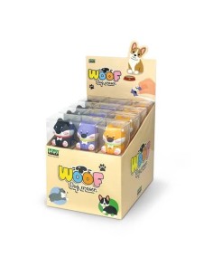 Espositore 24 gomme Lebez Woof 3 soggetti assortiti 81903