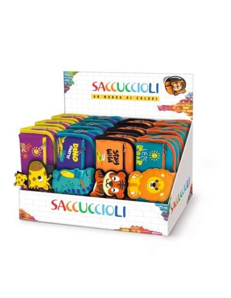 Espositore 12 taschette Lebez Wild Nature 4 soggetti assortiti 81993