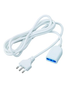 Prolunga elettrica MKC spina 16A presa 10/16A - cavo 3x1 mm² bianca cavo 3 m 492517384