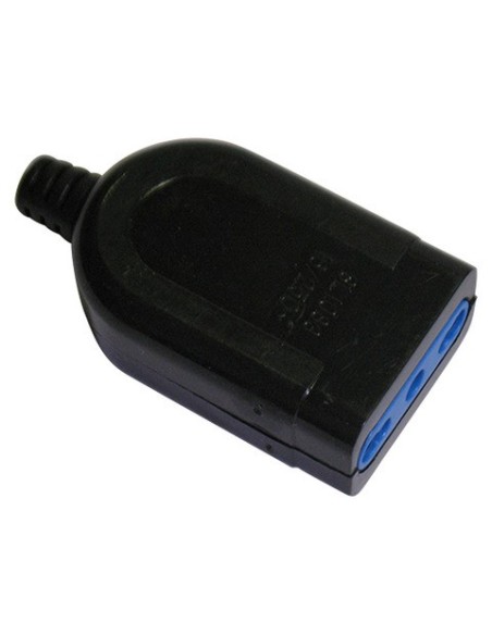 Presa di rete volante nero bipasso MKC conf. bulk 10/16A 492518380