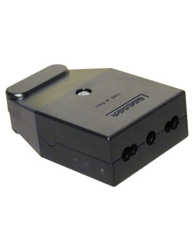 Presa di rete volante bipasso 10/16A MKC nera 492518389