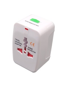 Adattatore universale da viaggio MKC Europa - Regno Unito - USA bianca 492519362