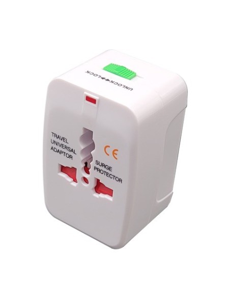 Adattatore universale da viaggio MKC Europa - Regno Unito - USA bianca 492519362