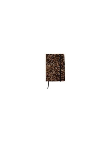 Taccuino con copertina in tessuto riciclata dai chicchi di caffè Donau - 96 ff ricilati da 80 g/m² - conf. 3 pz -