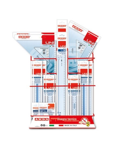 Espositore 200 accessori linea Arda Uni assortiti 4765P