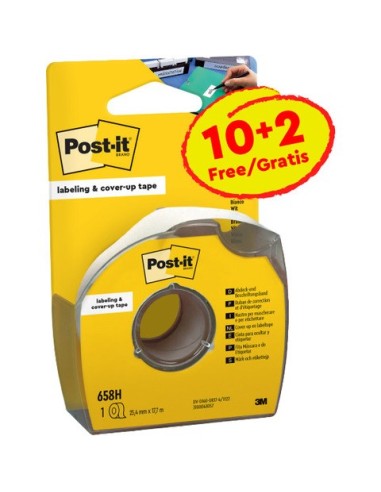 Nastro adesivo per correzione Post-it® Cover Up in carta removibile 25