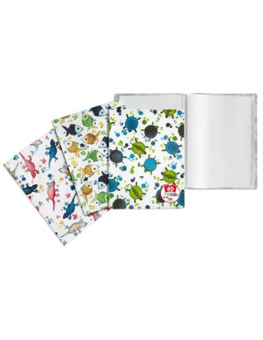 Portalistini Plastibor Icon Sea 22x30 cm 40 buste - copertina in PP stampato - fantasie assortite - P5040290