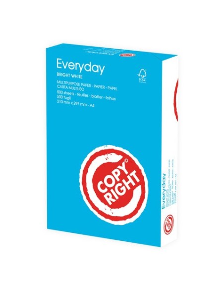 Carta per fotocopie Copy Right Everyday A4 75 g/m² - risma da 500 ff Everyday