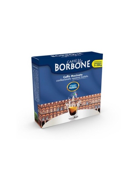 Caffè macinato Caffè Borbone macinato red - miscela nobile - 2 buste da 250 g - GRMACINATORED8X500GR