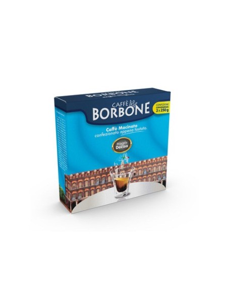 Caffè macinato Caffè Borbone palazzo red - miscela decisa - 2 buste da 250 g - GRPALAZZORED8X500GR
