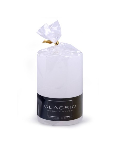 Candela a colonna rustica Donau Home 70x100 mm bianco 45337111-14