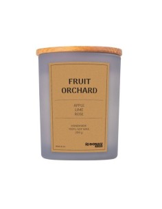 Candela di soia in vaso di vetro con coperchio in legno Donau Home 200 g Fruit Orchard - 45361711-10