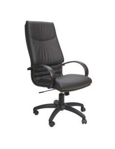 Poltrona direzionale Unisit Cygnus rivestimento sky nero schienale fisso alto - CYP/KN