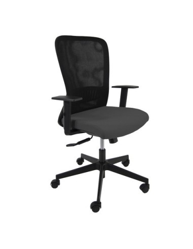 Seduta operativa Unisit Eris schienale in rete sedile in tessuto ignifugo con braccioli antracite - EIA/BRF/IT