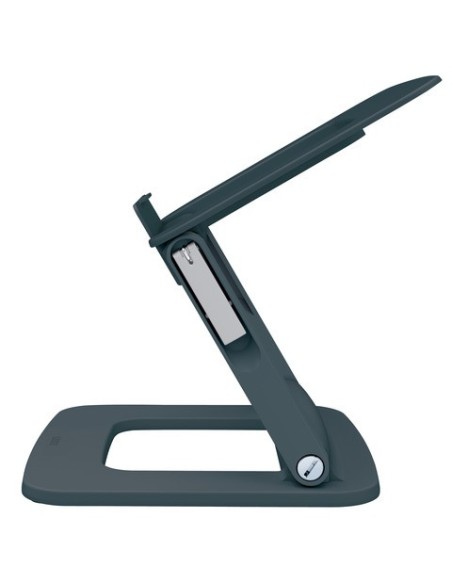 Supporto Ergo per Laptop Multi-angolo con 80% plastica riciclata Leitz Ergo grigio scuro - 258x45x253 mm - 64240089