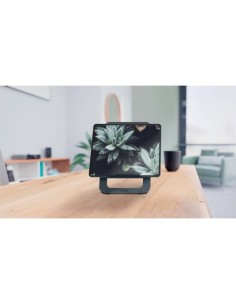 Supporto per laptop regolabile ultrapiatto in alluminio Leitz Ergo grigio scuro - 300x10x210 mm - 63460089