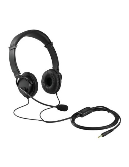 Cuffie Hi-Fi Kensington con microfono e controllo del volume nero K33597WW
