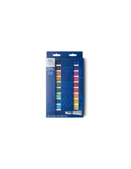Acquerelli Winsor&Newton Cotman - conf. 20 tubetti da 5 ml in colori assortiti 0390665