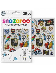 Bustina 20 tatuaggi temporanei Snazaroo Adventure - fantasia pirati 1198313