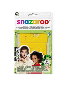 Bustina 6 Stencils misti Snazaroo fantasie assortite 1198012