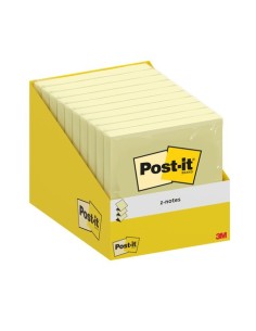 Foglietti riposizionabili Post-it® Z-Notes conf. 10 blocchetti da 100 ff giallo Canary 76x76 mm - R330-CY-W10