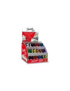 Espositore 72 marcatori acrilici Sharpie Acrylic Marker di cui 48 punta tonda + 24 punta a pennello - assortiti 2218421