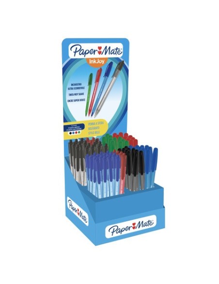Espositore 300 penne punta a sfera Paper Mate Inkjoy colori assortiti - 2209153