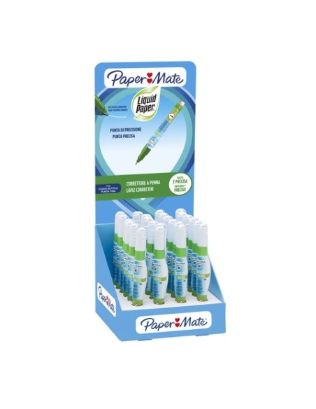 Espositore 24 correttori a penna Paper Mate NP10 7 ml - 2209441