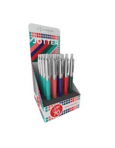 Espositore 20 penne a sfera Parker Jotter Originals - colori fusto assortiti - 2206123