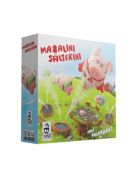 Gioco da tavolo Cranio Creations Maialini Salterini età 6+ da 2 a 3 giocatori - CC599