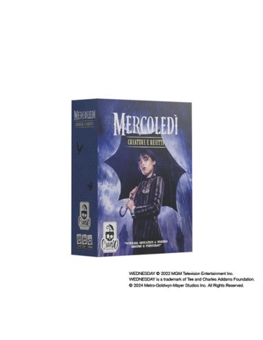 Gioco da tavolo Cranio Creations Mercoledì – Creature e Reietti età 8+ da 2 a 6 giocatori - CC621