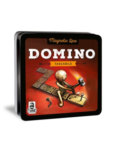 Gioco tascabile Cranio Creations Magnetic Line – Domino età 4+ 2 giocatori - CC355