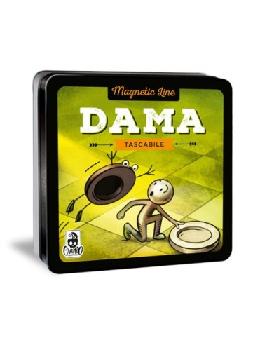 Gioco tascabile Cranio Creations Magnetic Line – Dama età 6+ 2 giocatori CC354