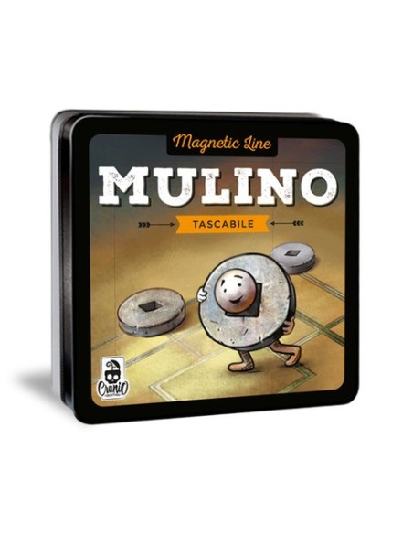 Gioco tascabile Cranio Creations Magnetic Line – Mulino età 6+ 2 giocatori - CC356