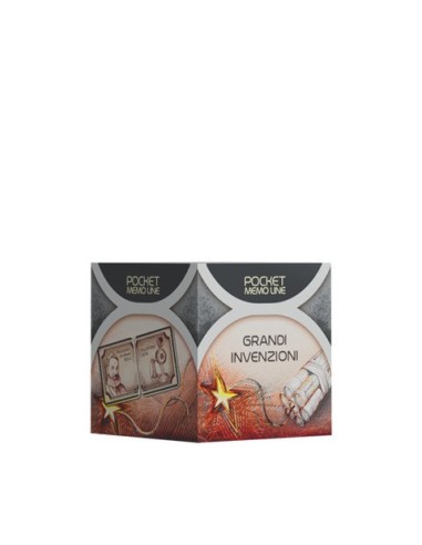 Gioco da tavolo  tascabile Cranio Creations Pocket Memo Line - Grandi Invenzioni età 5+ da 2 a 4 giocatori -