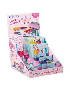 Espositore 19 articoli Tratto Candy Collection colori pastello F814100