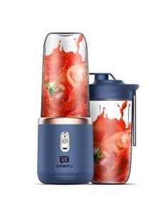 Frullatore portatile Smart-J Easyblend con doppio bicchiere blu A004471