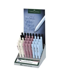 Espositore 40 penne a sfera a scatto Faber-Castell Grip 2010 Harmony colori assortiti - 243918