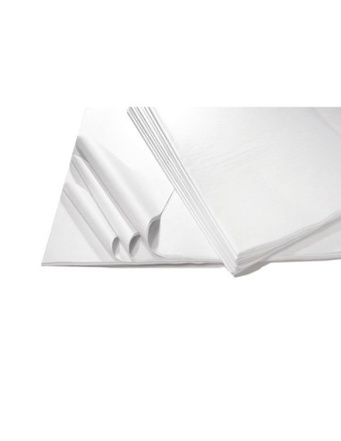 Carta velina Deco 100x140 cm - 22 g/m² - conf. 100 fogli - bianco 12680