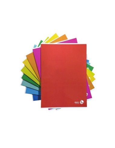 Maxi quaderni Be More Color Basic A4 80 g/m² rigatura B - 20 ff + risguardo - colori assortiti - conf. 10 pz - 0110601