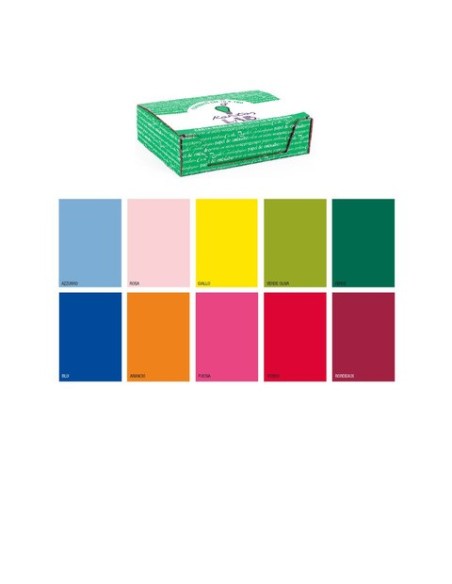 Carta regalo Kartos Kraft Everyday 70x100 cm - conf. da 100 fogli in colori assortiti - 18017