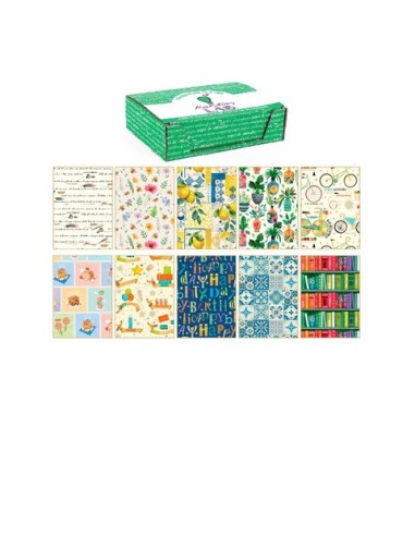 Carta regalo Kartos linea Fantasy 2 70x100 cm - conf. da 100 fogli in soggetti assortiti - 18339