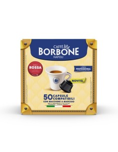 Capsule Caffè Borbone miscela rossa compatibili con Dolce Gusto® - conf. 50 pz - DGBRED50N